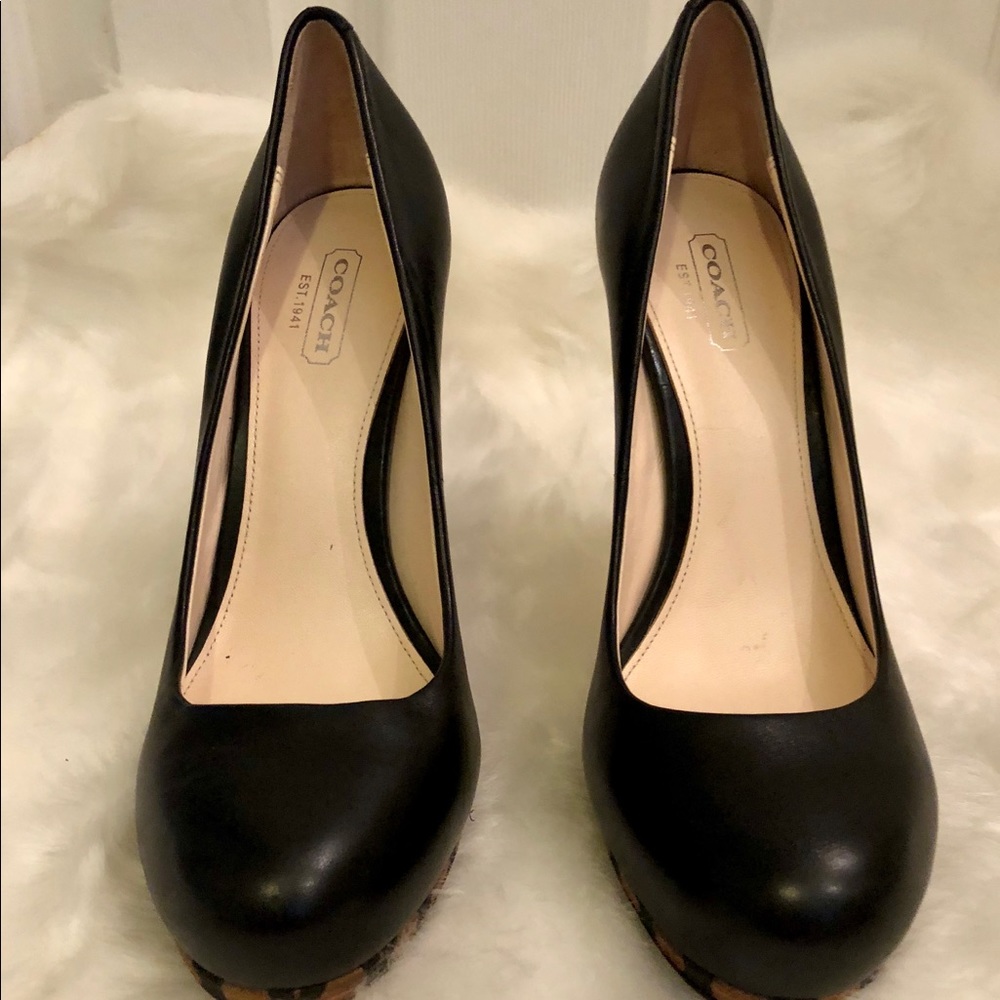 Coach Leather Heels - Picture 2 of 7